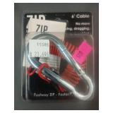 Zip Breakaway Cable NIB 6’ Cable