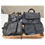 SAMSONITE BAG AND MORE SMALL BLACK BAGS-