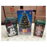 CHRISTMAS DECOR- 3 ITEMS