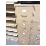 4 DRAWER METAL FILING CABINET