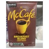 12 KPOD McCAFE LIGHT ROAST COFFEE