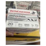 BOX WINCHESTER  20 GA SHELLS 7 1/2 SHOT