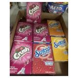 CRUSH AND SUNKIST DRINK MIXES