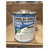 2 CANS WELD ON POOL HEAVY 746