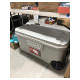 LARGE COLEMAN COOLER ON WHEELS