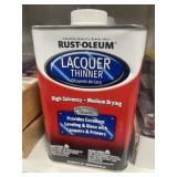 QT RUST OLEUM LACQUER THINNER