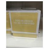 JILL & ALLY TOO BLESSED TO BE STRESSED CANDLE