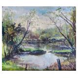 Larry Rudolech 20x24 O/B Summer Pond