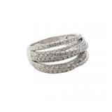 18K White Gold Diamond Ring, 1.30CT