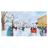 Gene Pelham 12.5x22.5 O/B Winter Village