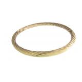 14K Yellow Gold Slip on Bangle