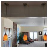 Group of 3 Pendant Lights