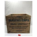 Atlas Explosives Blasting Caps Shipping Crate