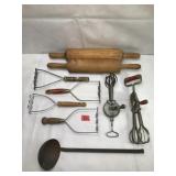 Lot of Various Antique Household Utensils