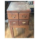 Antique Physicianï¿½s Record File Cabinet