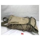 1942 Military Haversack Pack and Wool Blanket