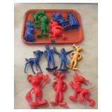 Plastic Disney Figure Toys 5" to 6"H