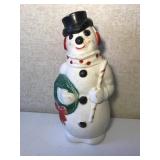 1968 Plastic Snowman Decoration By Empire