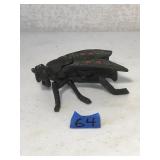 Vintage Cast Iron Fly Shaped Trinket Box 4"