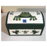 Frog Theme Box With Costume Jewelry & More