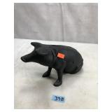 Vintage Iron Pig Piggy Bank