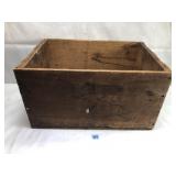 Antique Shipping Crate, Has Mustard Stamp