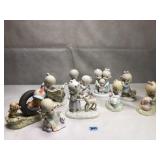 Lot of 9- Precious Moments Figurines