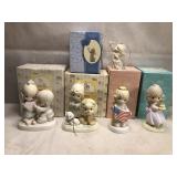 Various Precious Moments Porcelain Figurines