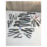 Various Size/Brands Pliers