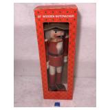 Wooden Nutcracker in Original Box 20"H