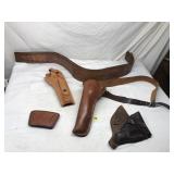 Lot of Belts & Gun Holders