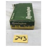 1 Box of Remington 30 170 Grain