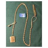 Antique Pocket Watch Holder/Lanyard (25"L)