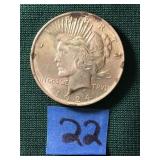 1924 Silver Peace Dollar