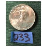 1986 Walking Liberty Silver Dollar