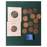 1886-1907 Mixed Date Indian Head Cents