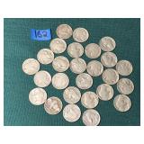 26 Mixed Date Buffalo Nickels