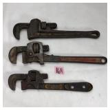 Various Pipe Wrenches, Ridgid and More