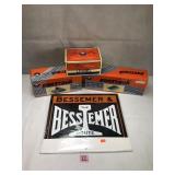 Lionel Train Tracks, Transformer & Bessemer Sign