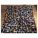 Antique Hand Knotted Patch Work Quilt