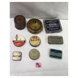 Various Vintage Medicine Tins and More