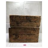 Antique Peter & Western Ammunition Shipping Crates