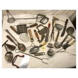 Lot of Vintage Cooking Tools