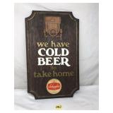 Vintage Beer Brewing Beer Sign (Schaefer Beer)