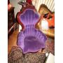 victorian flower back chair