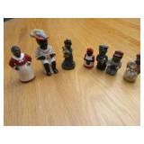 all small black americana figurines