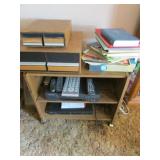 stand,dvd & vhs players,sheet music & empty cases