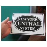 newer smaller new york rr sign