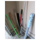 rake,fence & yardsticks