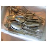 container of silverware